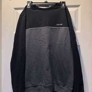 Calvin Klein Men's Two-Tone Crewneck Sweater